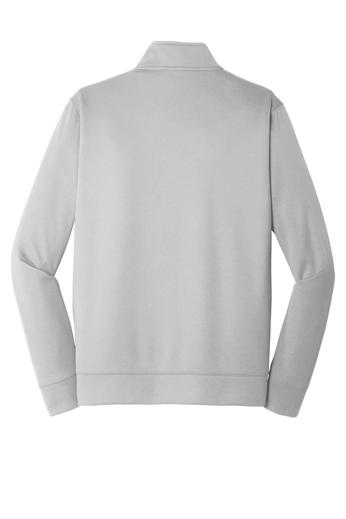 Port & Co Performance Fleece 1/4-Zip Pullover Sweatshirt - Silver