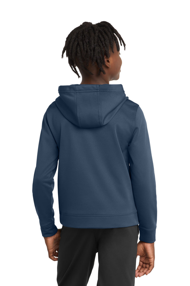 Port & Co Youth Performance Fleece Pullover Hooded Sweatshirt - Deep Navy
