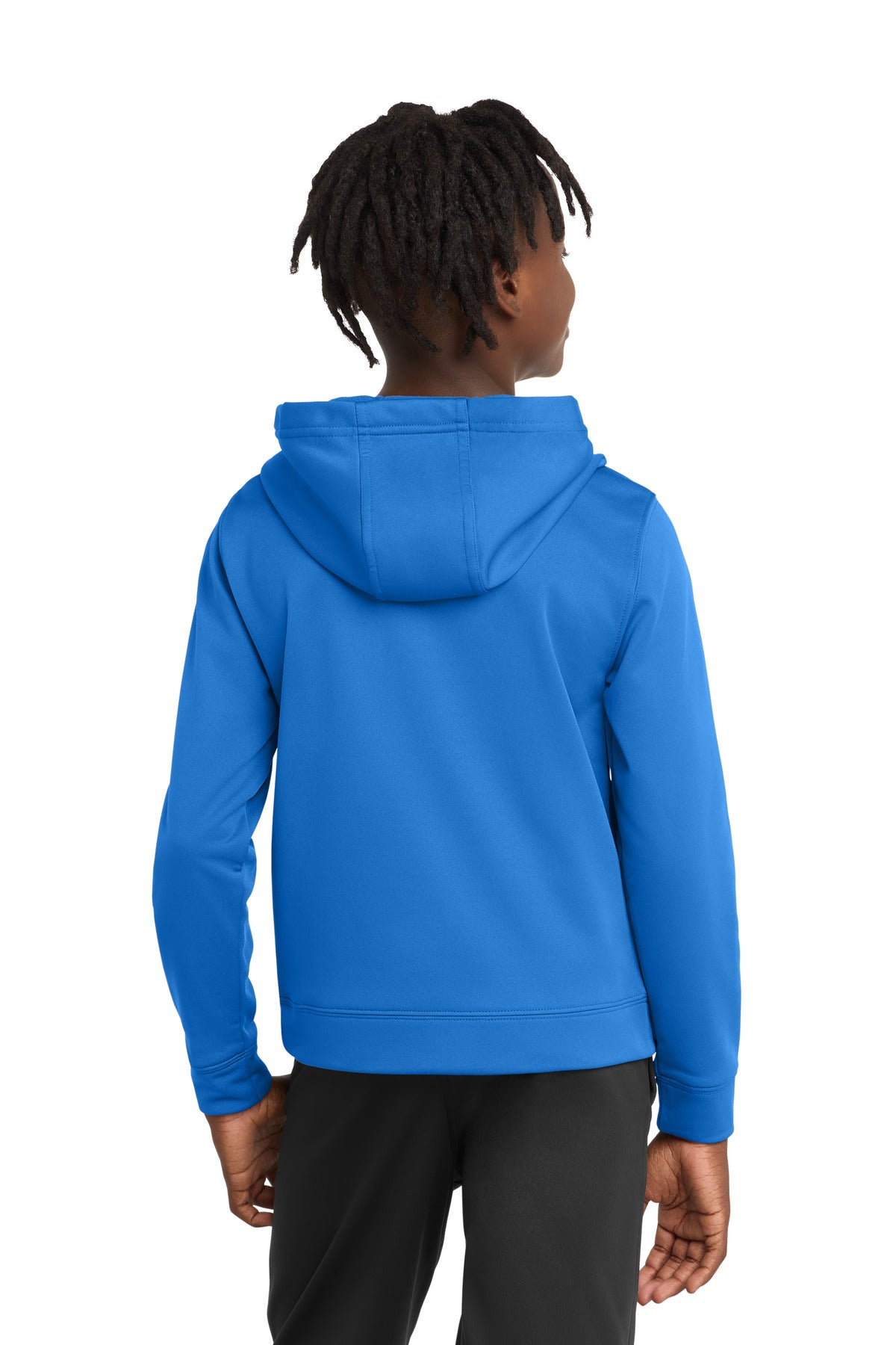 Port & Co Youth Performance Fleece Pullover Hooded Sweatshirt - Royal