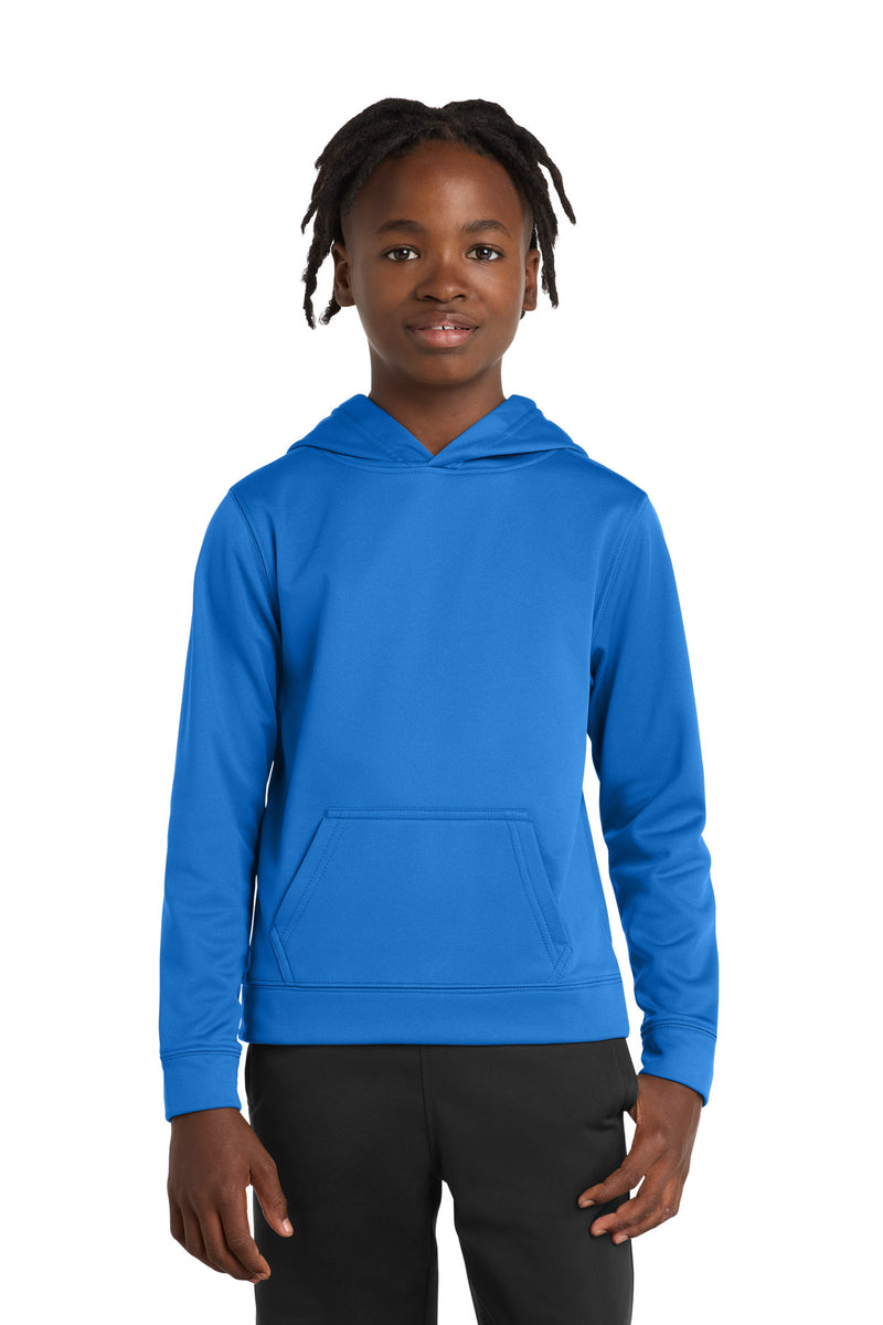 Port & Co Youth Performance Fleece Pullover Hooded Sweatshirt - Royal