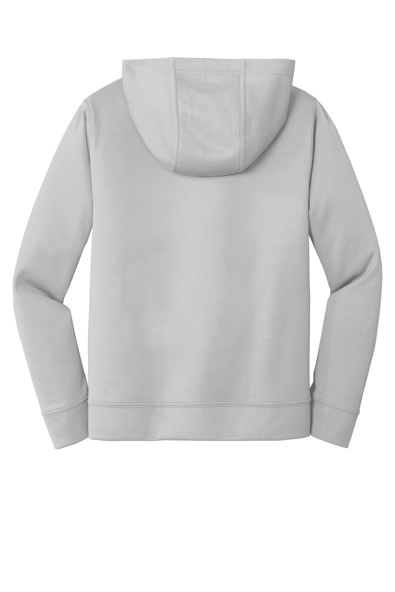 Port & Co Youth Performance Fleece Pullover Hooded Sweatshirt - Silver