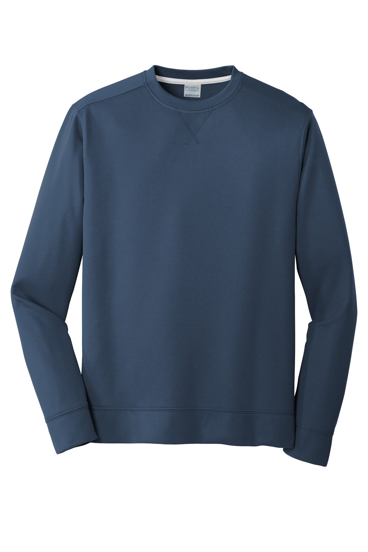 Port & Co Performance Fleece Crewneck Sweatshirt - Deep Navy