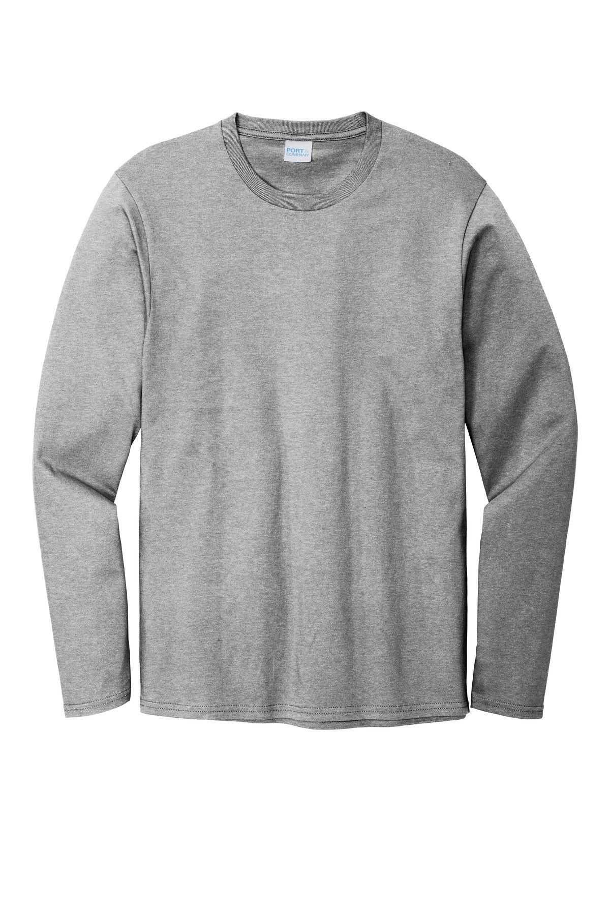 Port & Co Long Sleeve Bouncer Tee - Athletic Heather