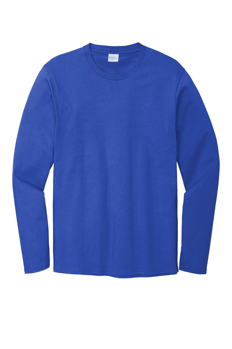 Port & Co Long Sleeve Bouncer Tee - True Royal