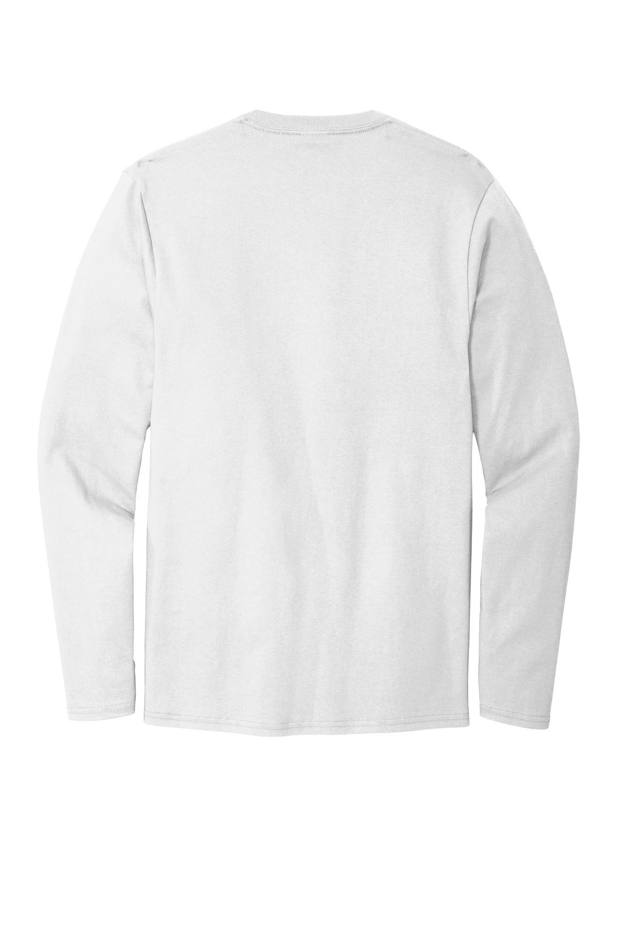Port & Co Long Sleeve Bouncer Tee - White