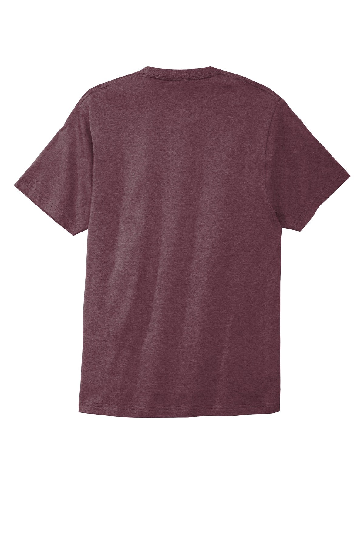 Port & Co Bouncer Tee - Heather Athletic Maroon