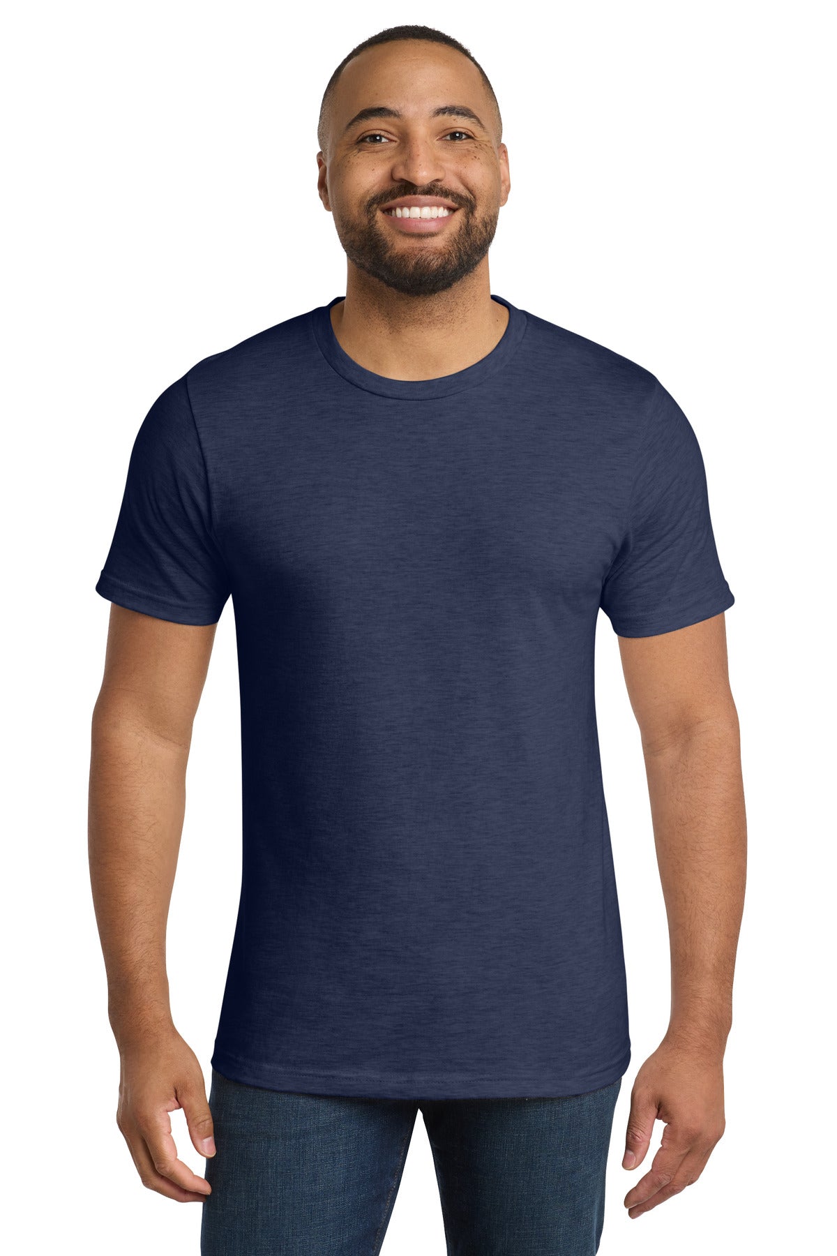 Port & Co Bouncer Tee - Team Navy Heather