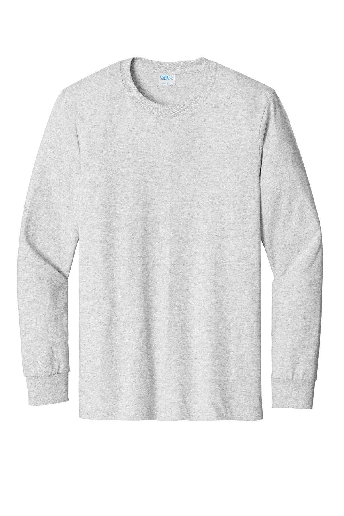 Port & Co Tall Long Sleeve Essential Tee - Ash