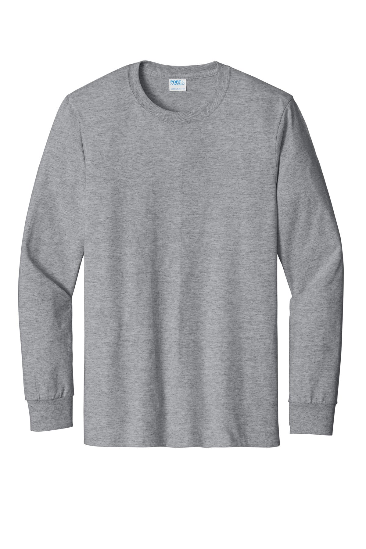 Port & Co Tall Long Sleeve Essential Tee - Athletic Heather