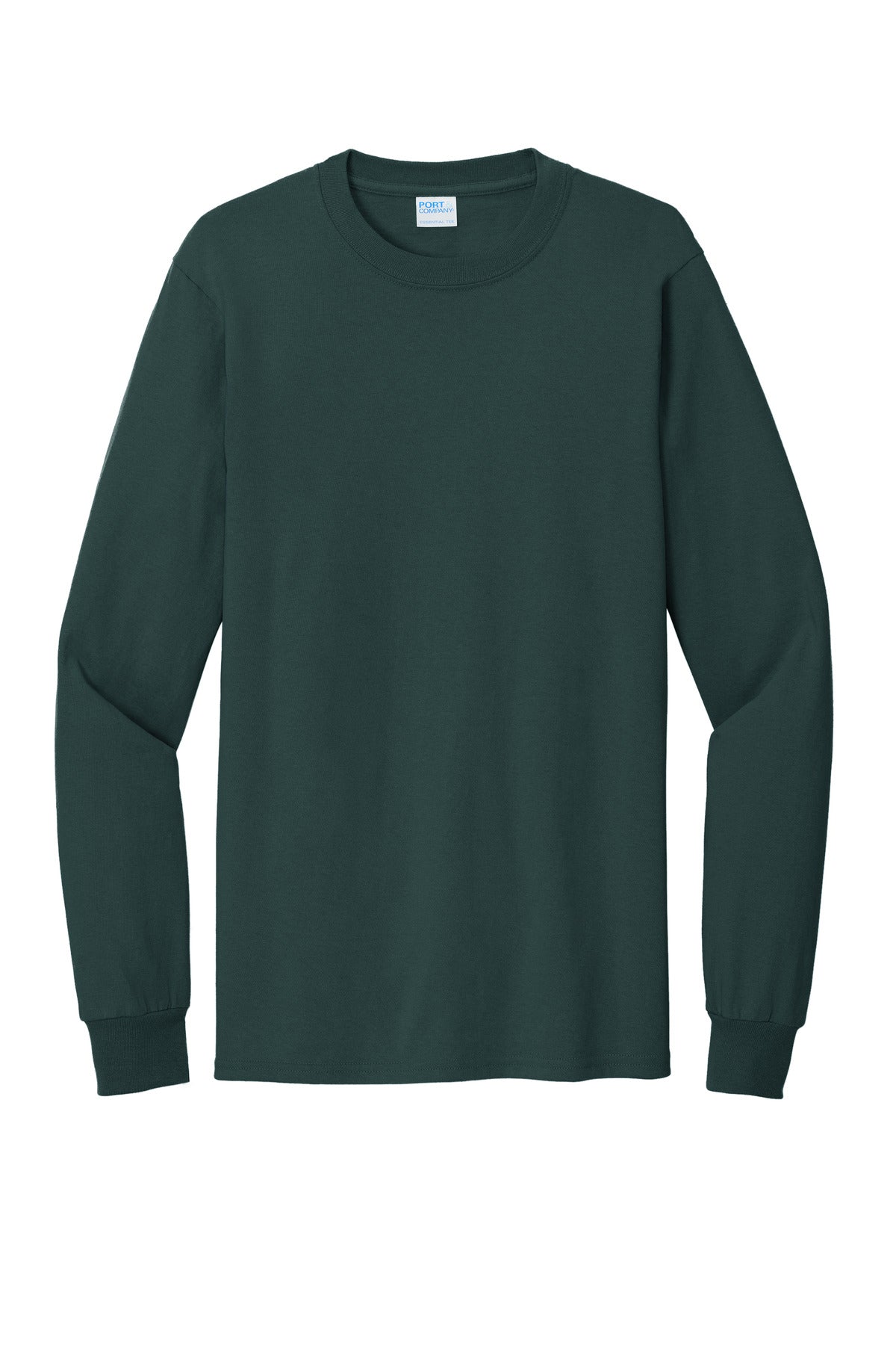 Port & Co Tall Long Sleeve Essential Tee - Dark Green