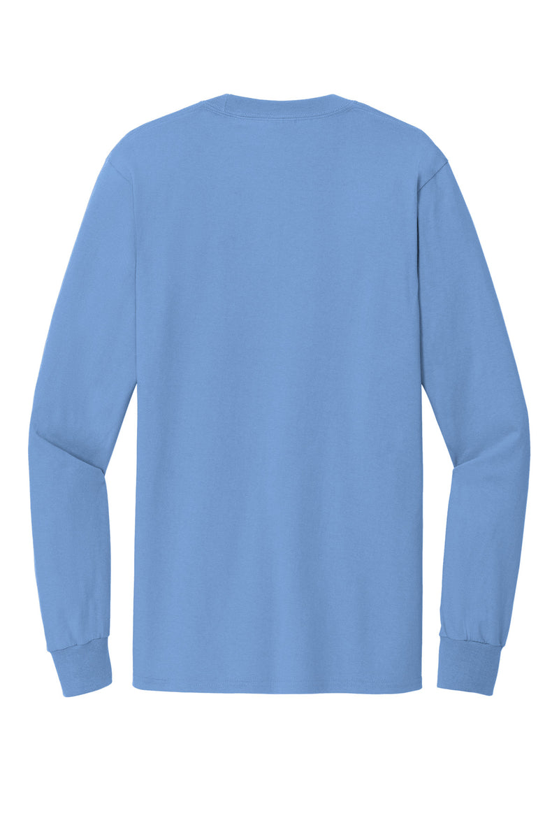 Port & Co Tall Long Sleeve Essential Tee - Light Blue