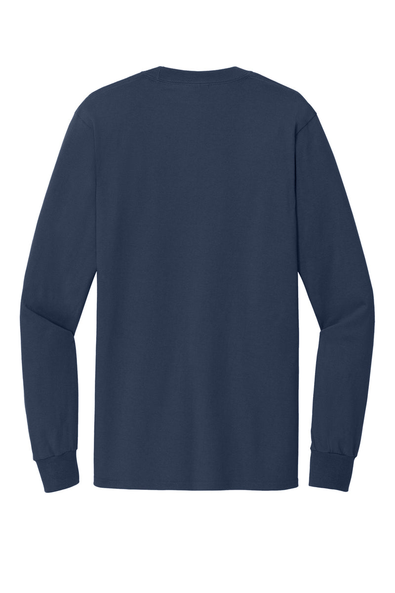 Port & Co Tall Long Sleeve Essential Tee - Navy