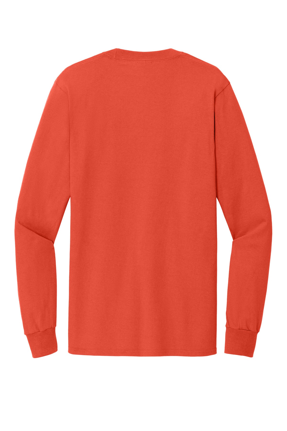 Port & Co Tall Long Sleeve Essential Tee - Orange