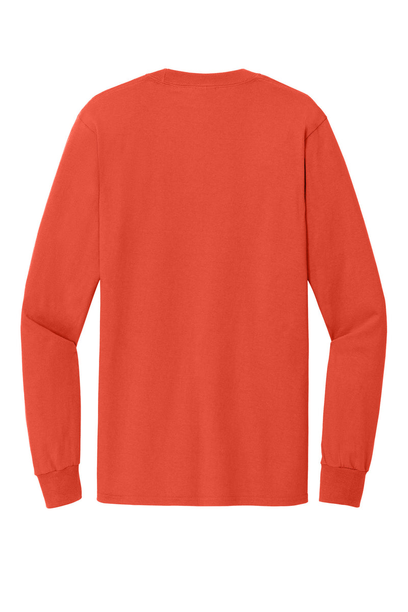 Port & Co Tall Long Sleeve Essential Tee - Orange