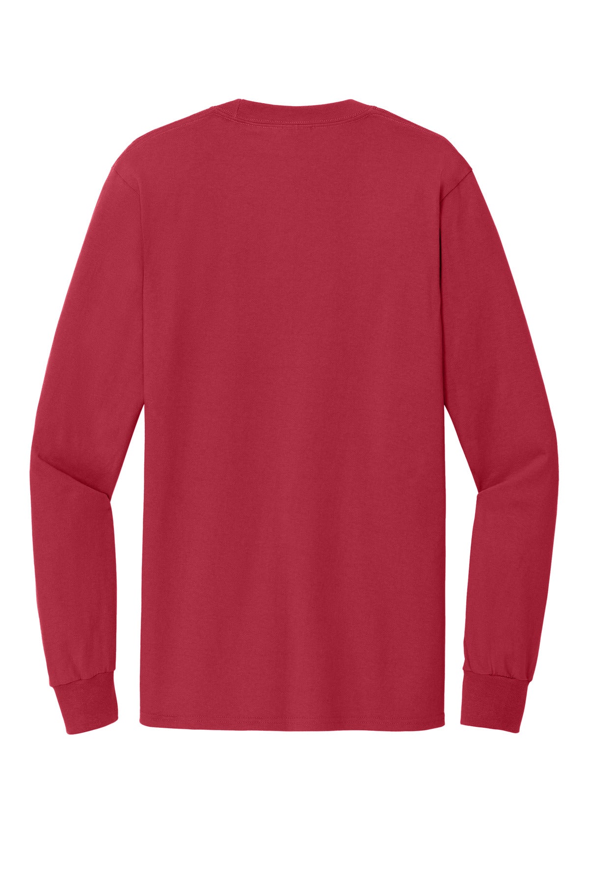 Port & Co Tall Long Sleeve Essential Tee - Red