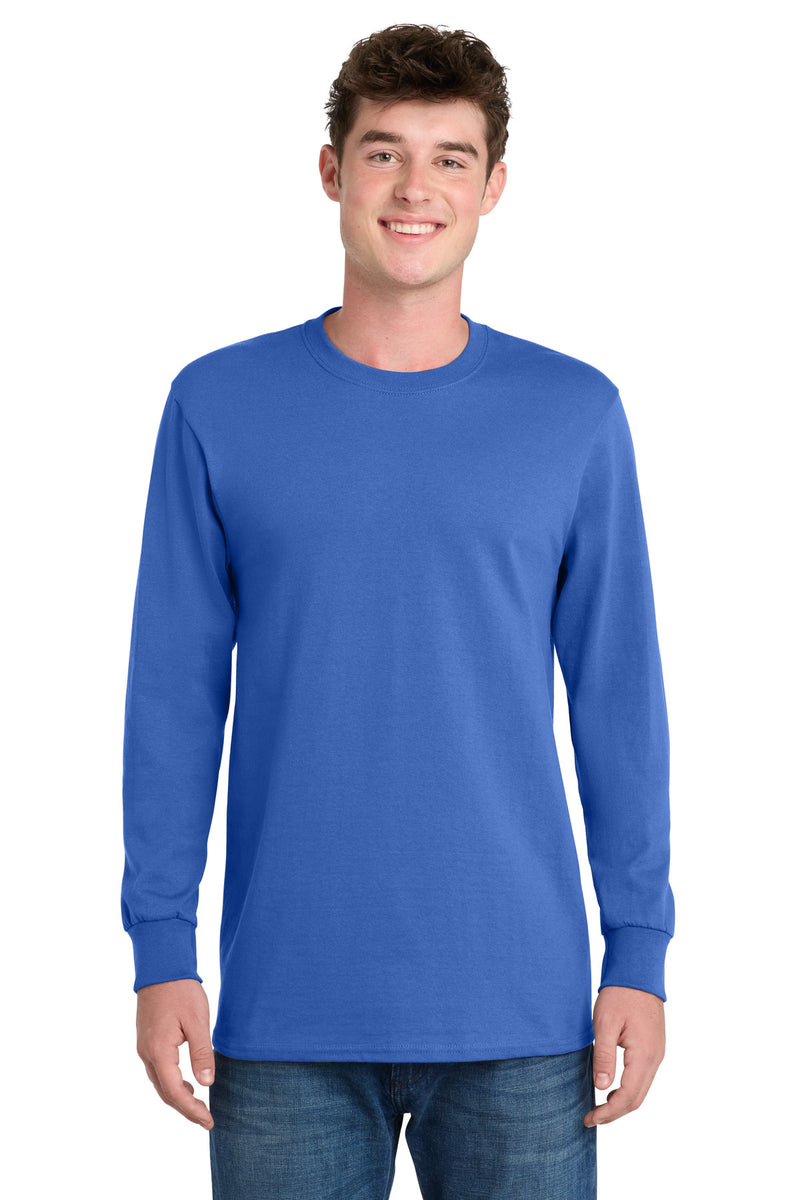 Port & Co Tall Long Sleeve Essential Tee - Royal