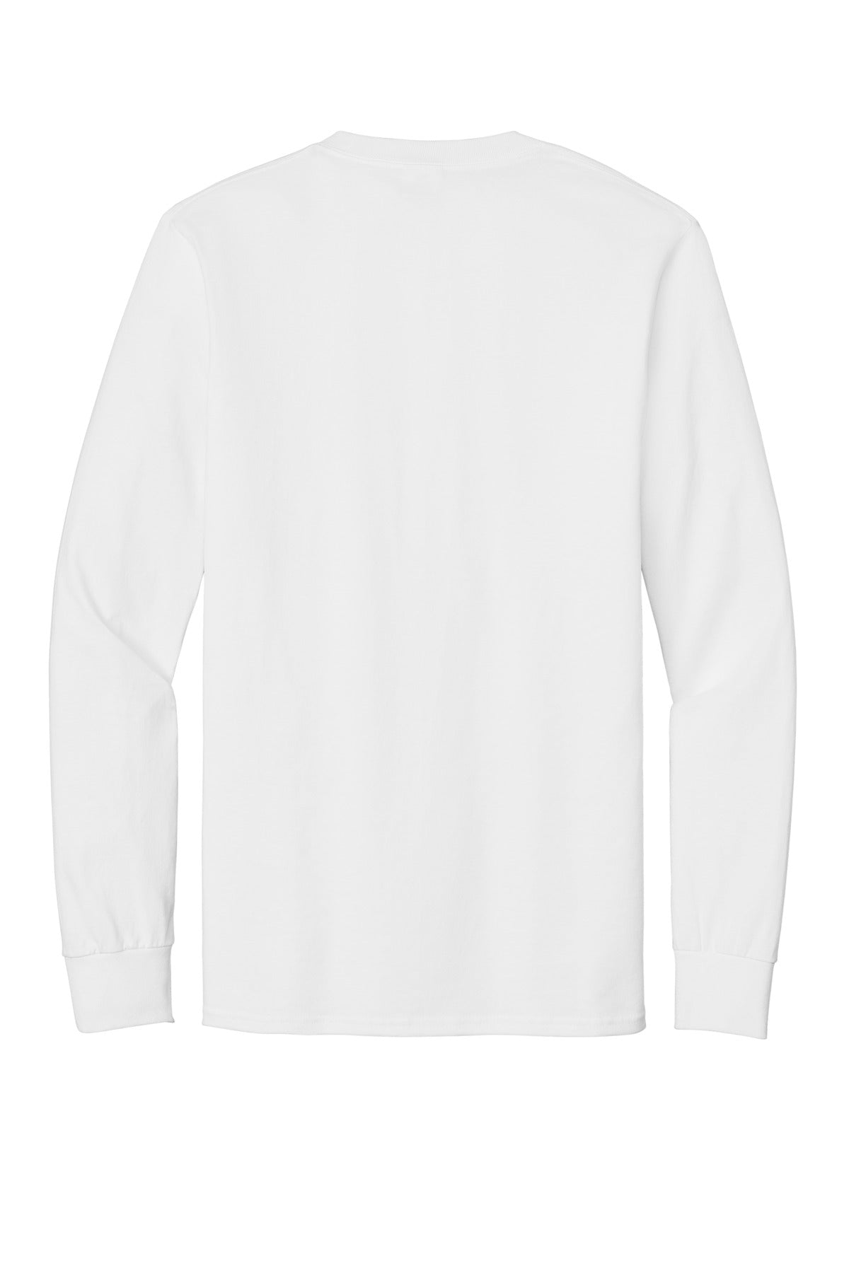 Port & Co Tall Long Sleeve Essential Tee - White