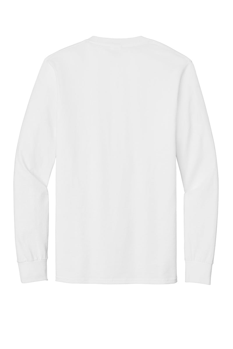 Port & Co Tall Long Sleeve Essential Tee - White