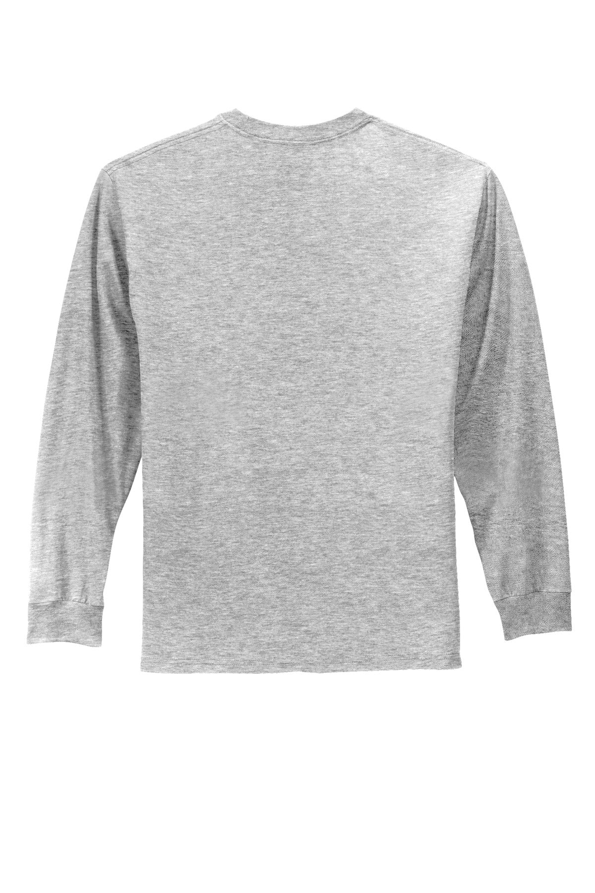 Port & Co Long Sleeve Essential Tee - Ash
