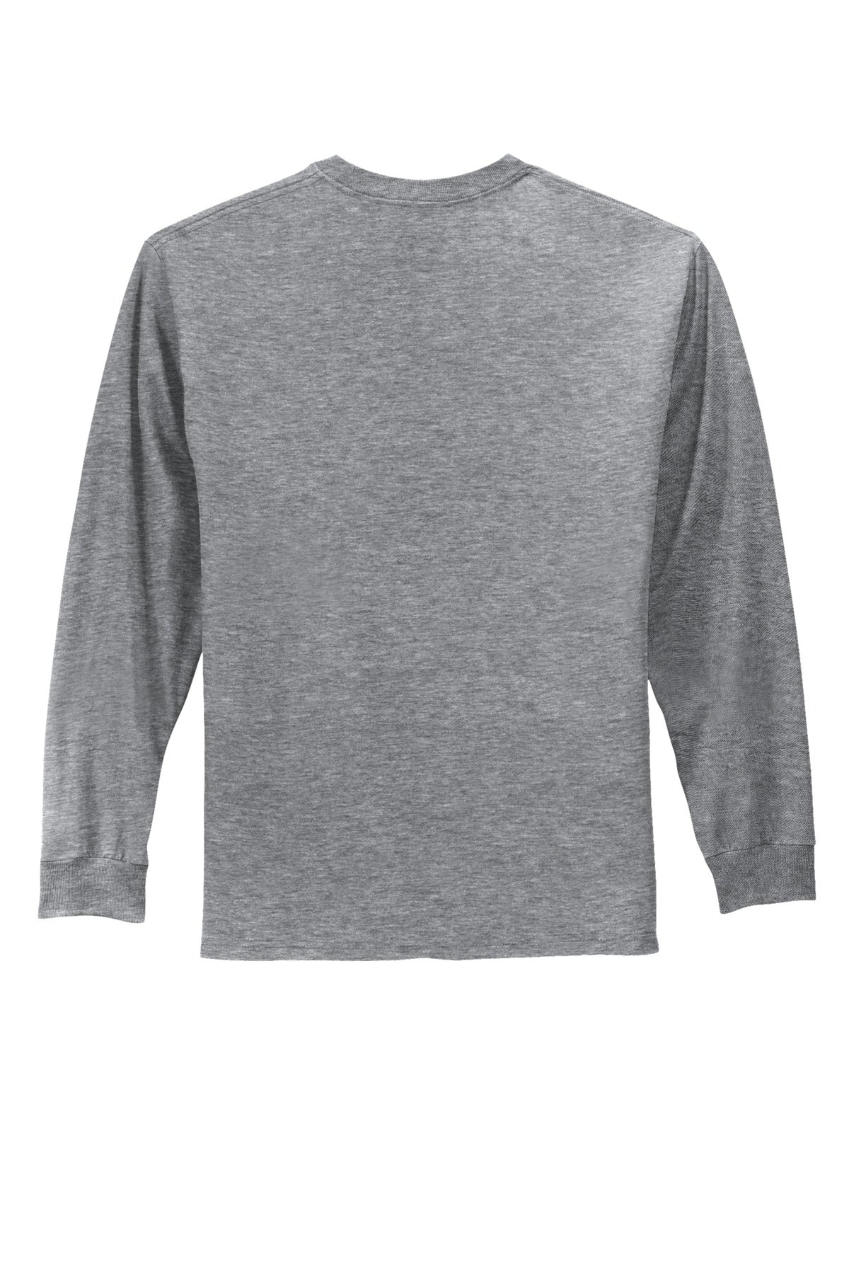 Port & Co Long Sleeve Essential Tee - Athletic Heather