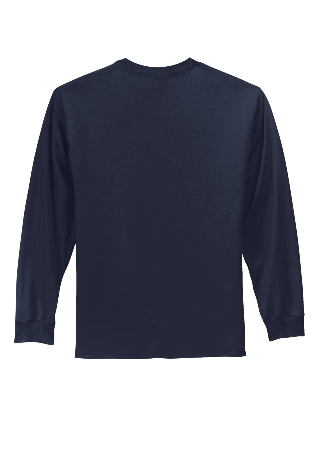 Port & Co Long Sleeve Essential Tee - Deep Navy