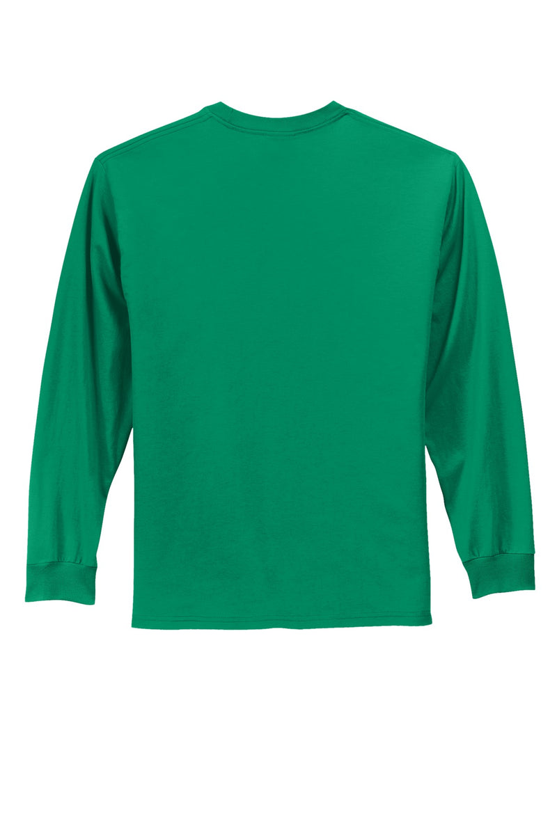 Port & Co Long Sleeve Essential Tee - Kelly