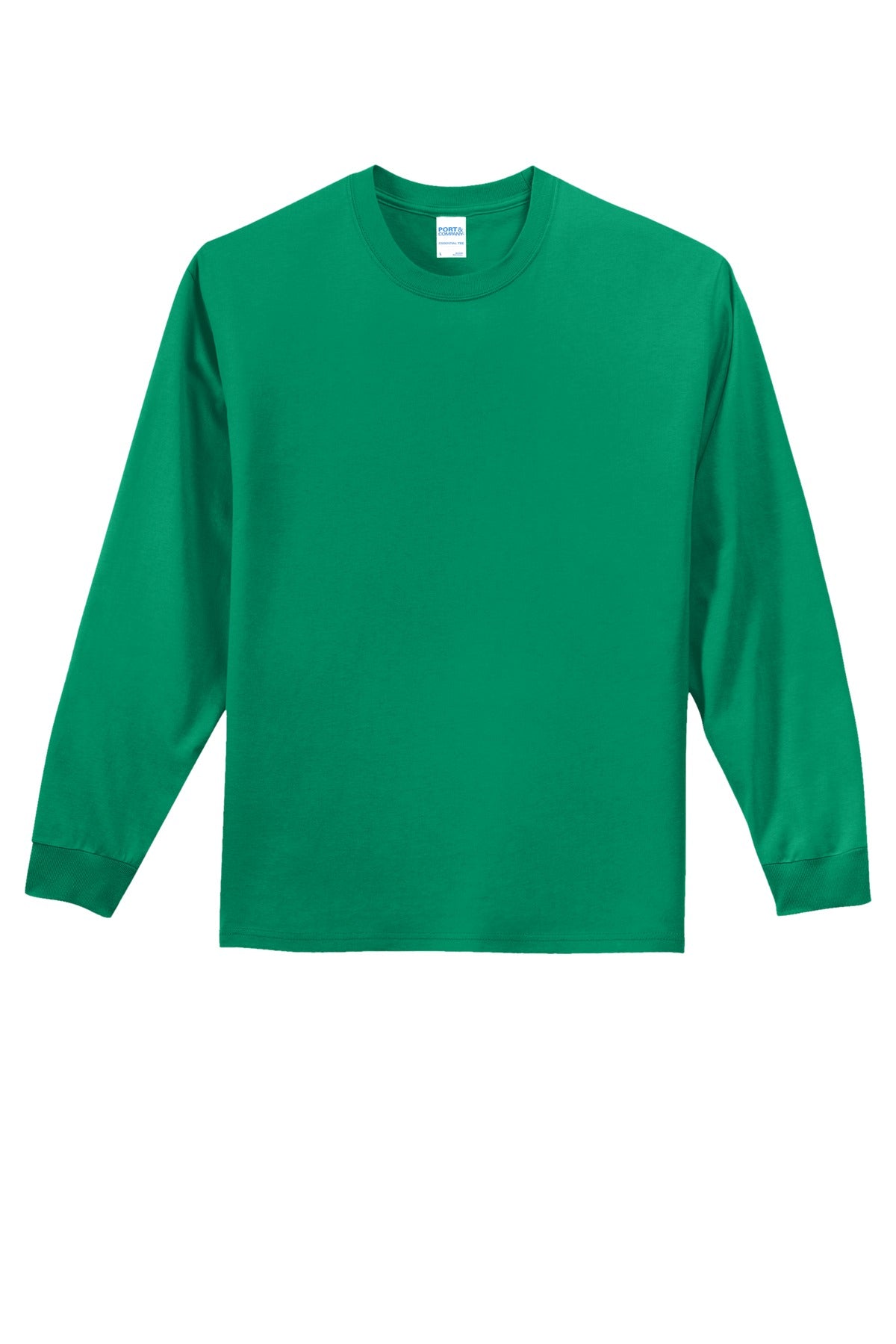 Port & Co Long Sleeve Essential Tee - Kelly