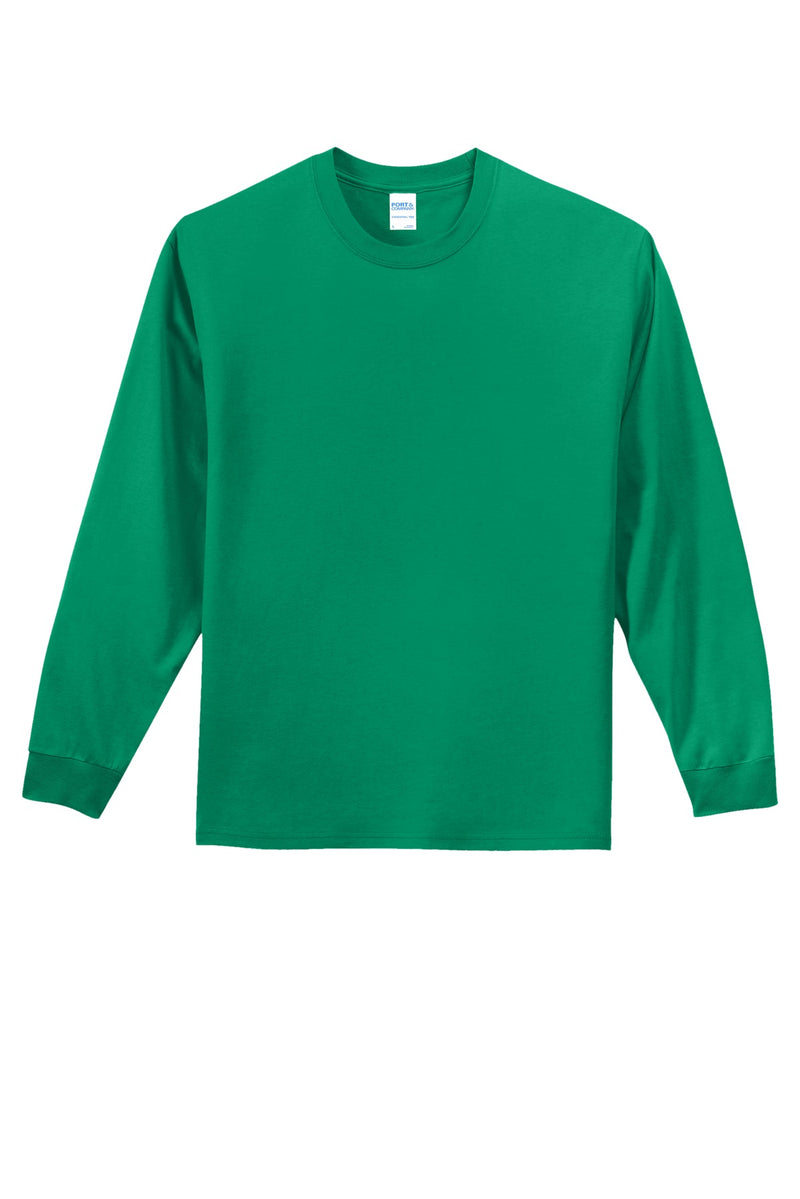 Port & Co Long Sleeve Essential Tee - Kelly