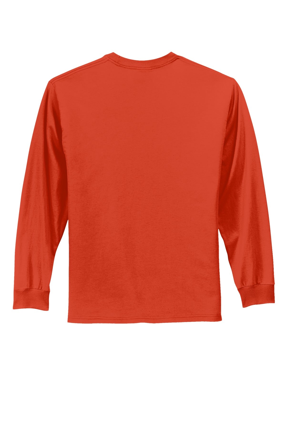 Port & Co Long Sleeve Essential Tee - Orange