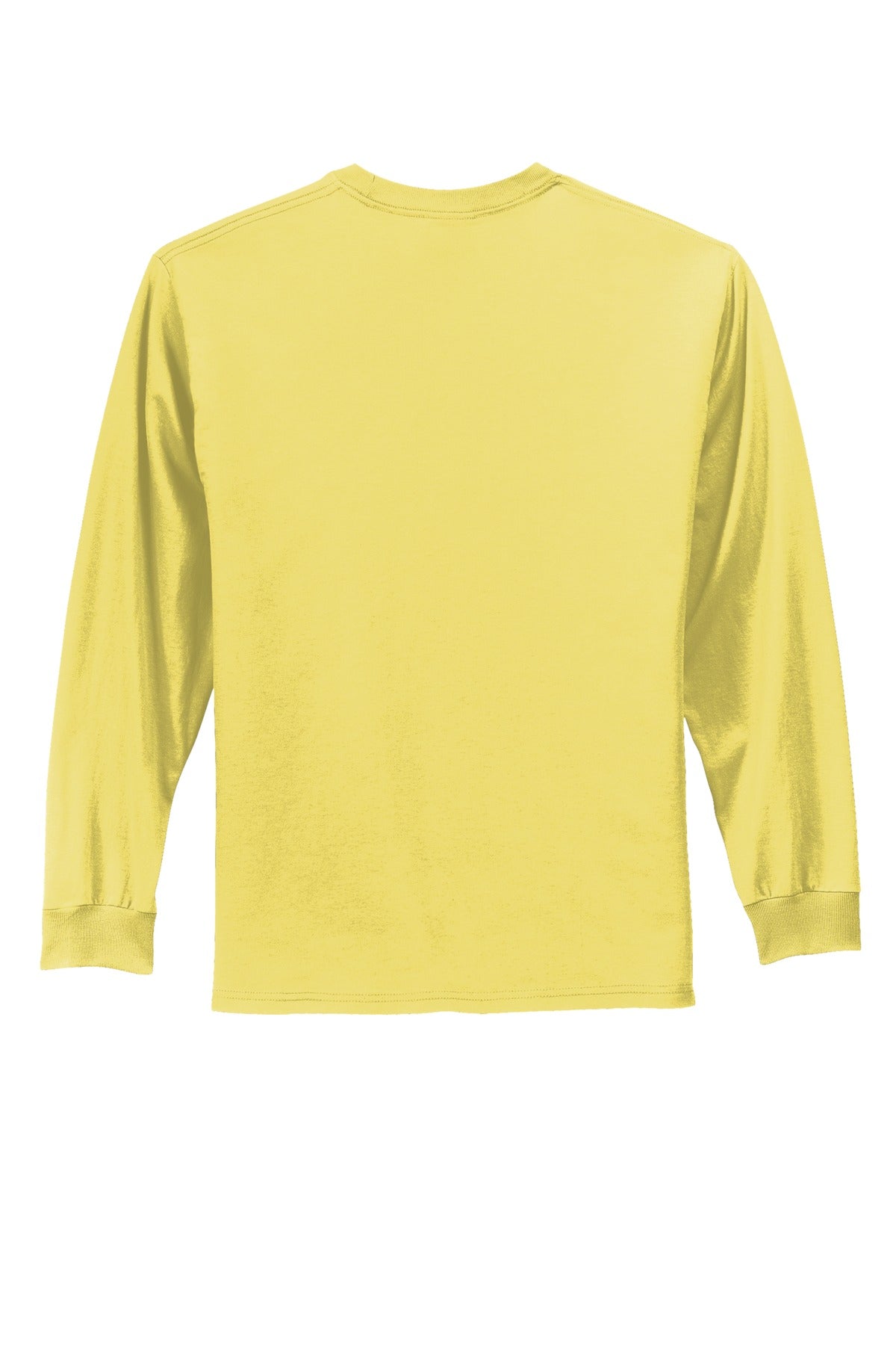 Port & Co Long Sleeve Essential Tee - Yellow
