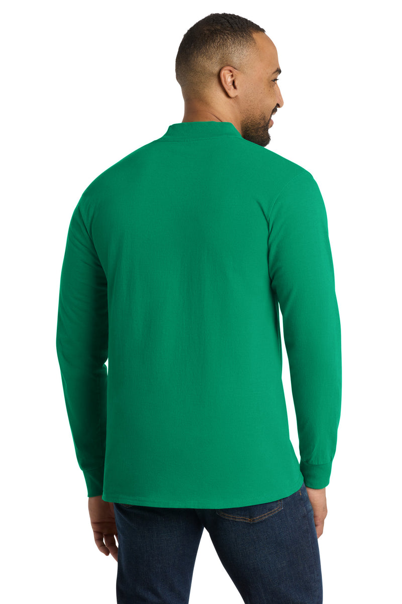 Port & Co Essential Mock Turtleneck - Kelly