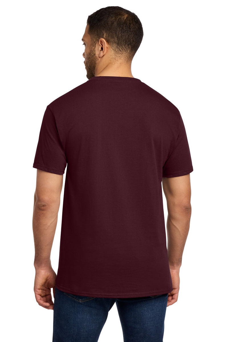 Port & Co Tall Essential Pocket Tee - Athletic Maroon