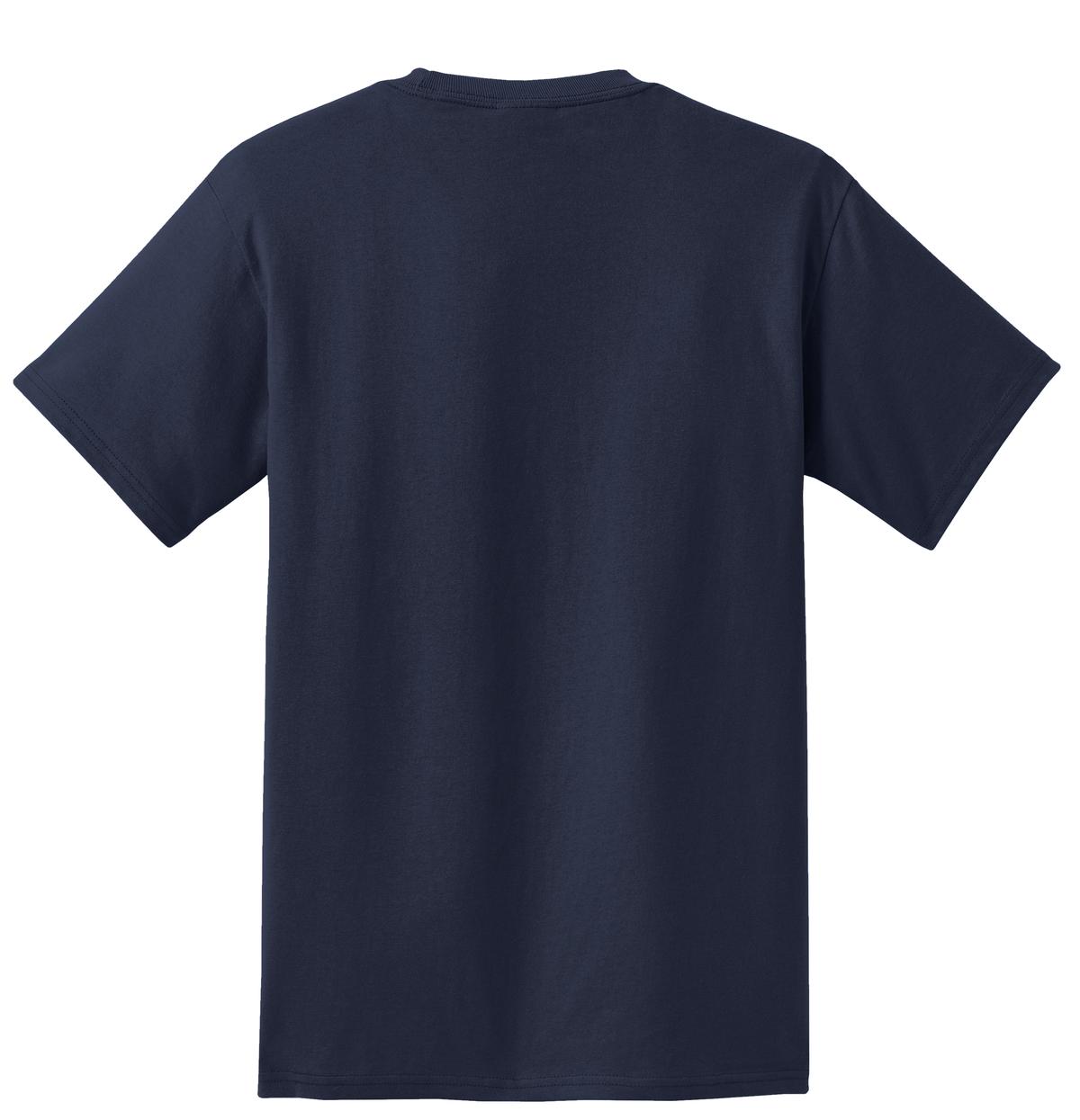 Port & Co Tall Essential Pocket Tee - Deep Navy
