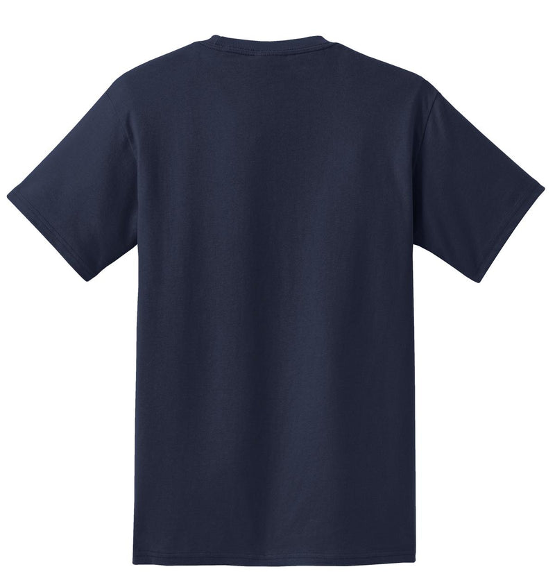 Port & Co Tall Essential Pocket Tee - Deep Navy