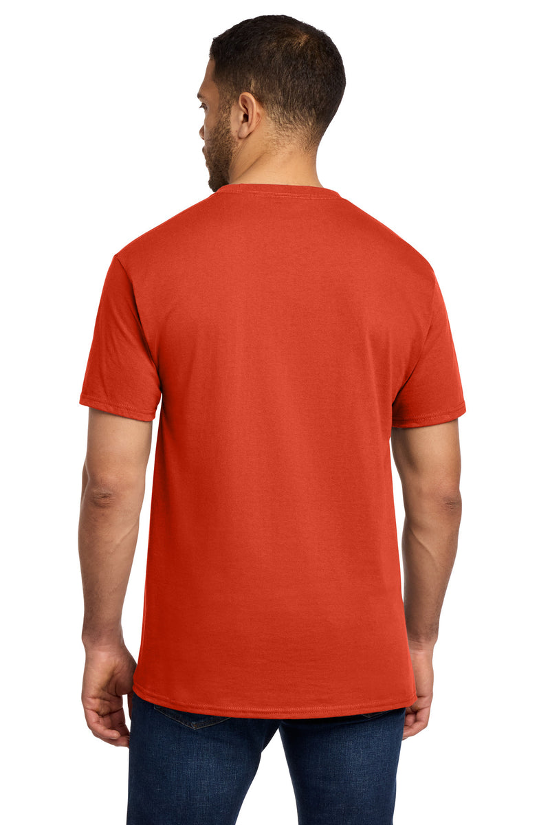 Port & Co Tall Essential Pocket Tee - Orange