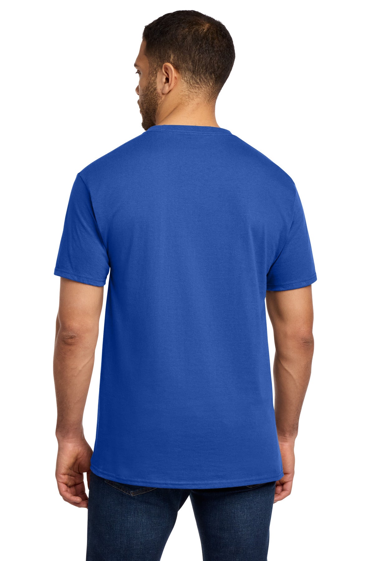 Port & Co Tall Essential Pocket Tee - Royal