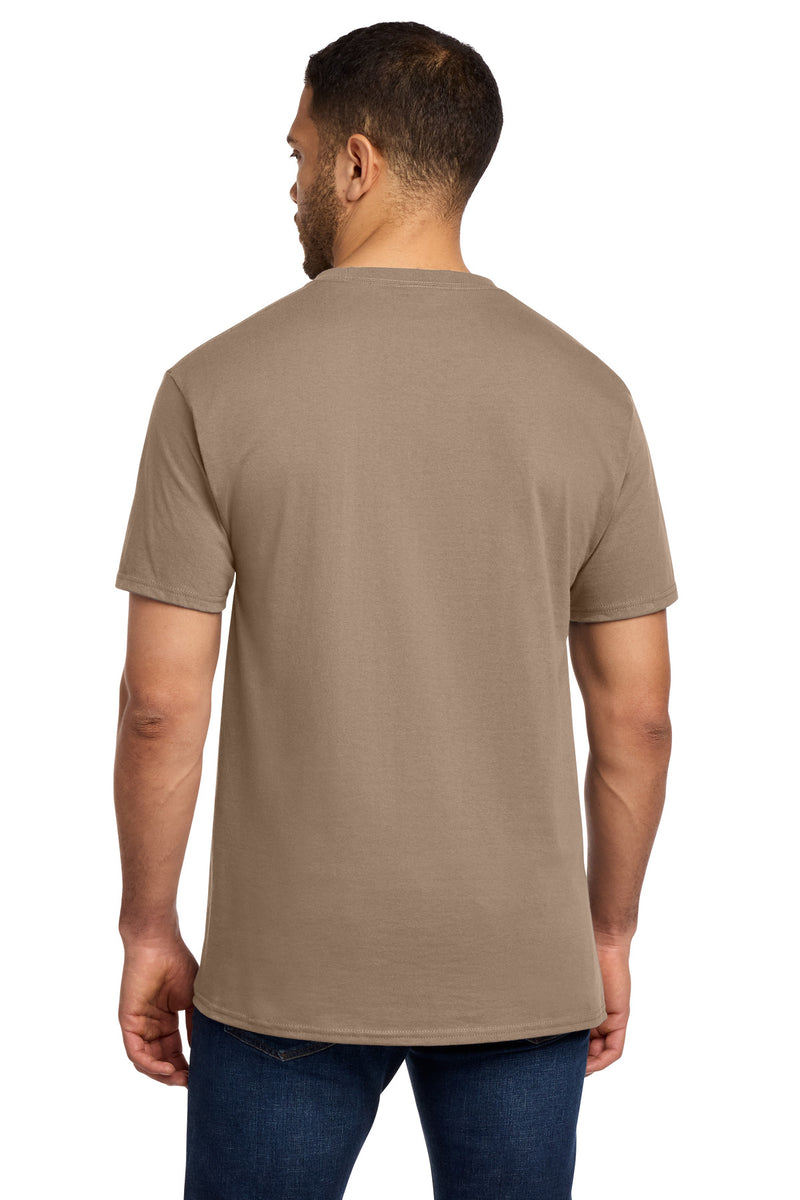 Port & Co Tall Essential Pocket Tee - Sand