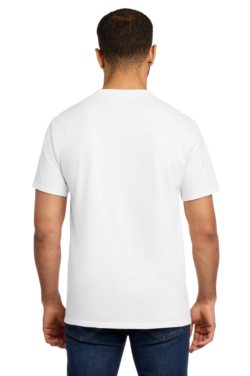 Port & Co Tall Essential Pocket Tee - White