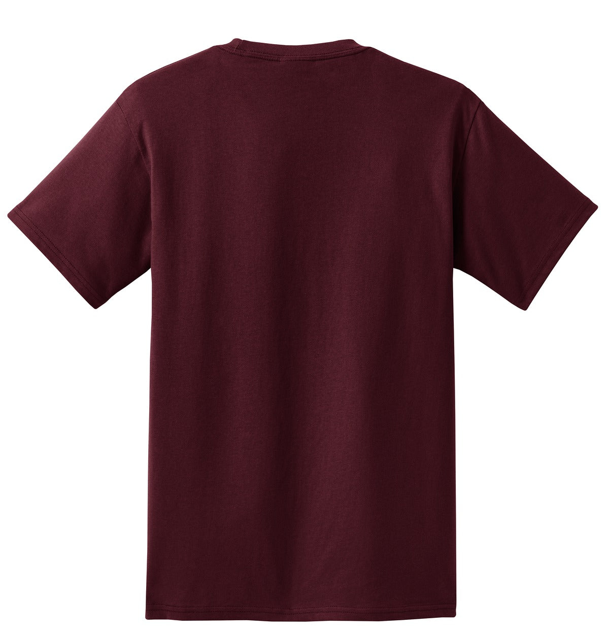 Port & Co Tall Essential Pocket Tee - Athletic Maroon