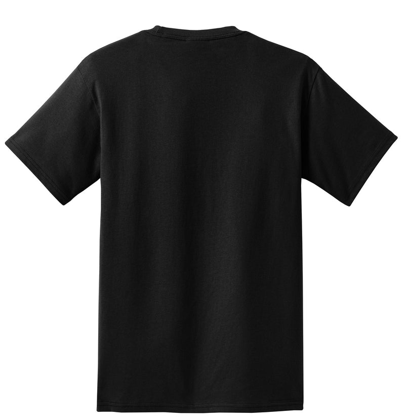 Port & Co Tall Essential Pocket Tee - Jet Black