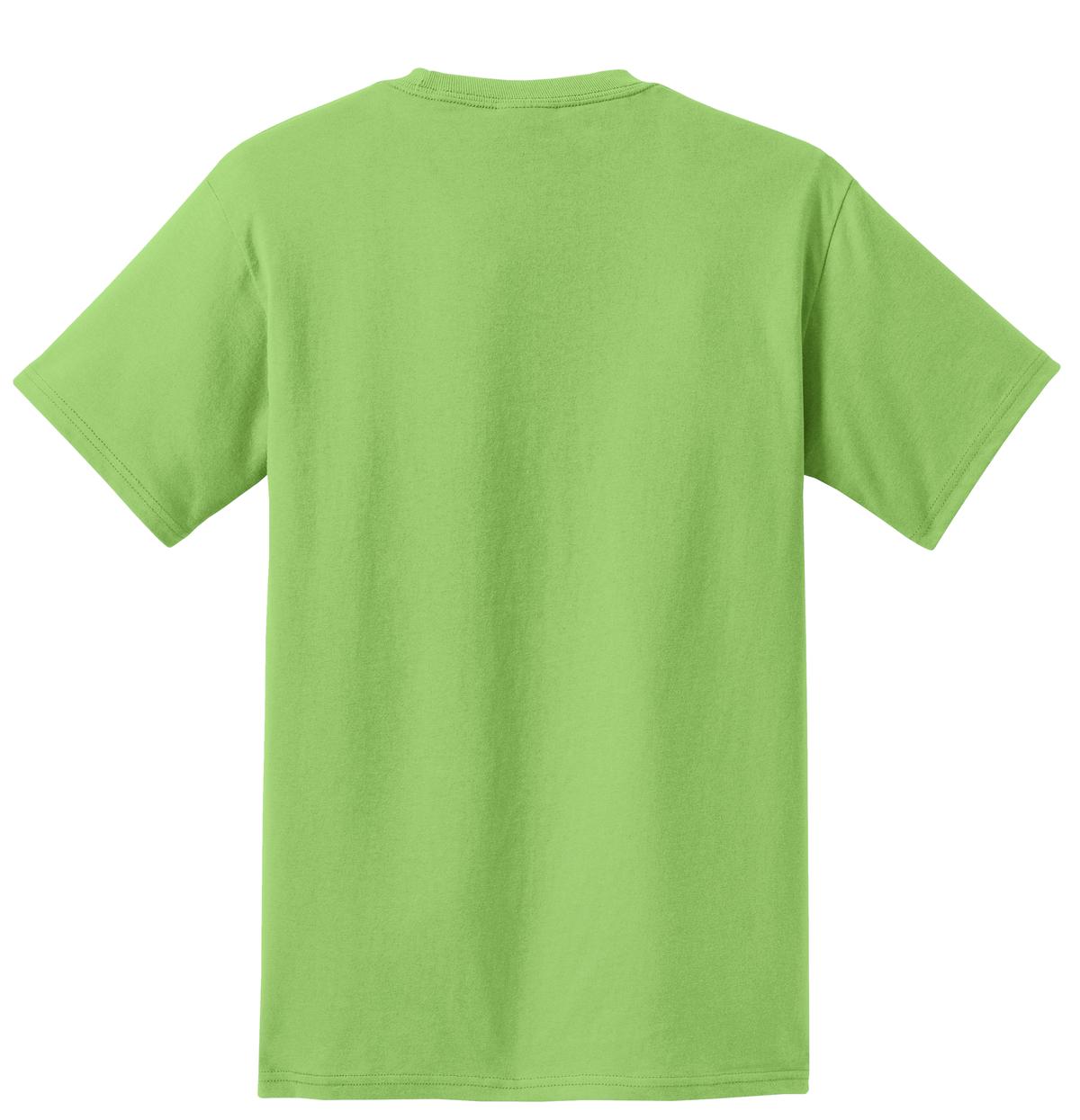 Port & Co Tall Essential Pocket Tee - Lime