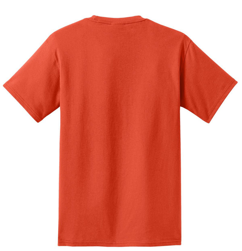 Port & Co Tall Essential Pocket Tee - Orange