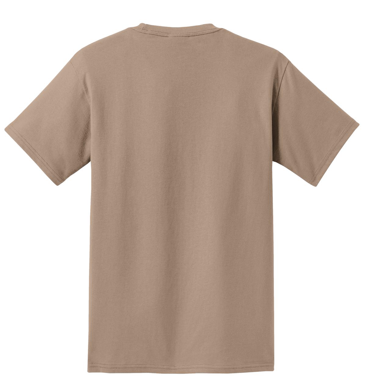 Port & Co Tall Essential Pocket Tee - Sand