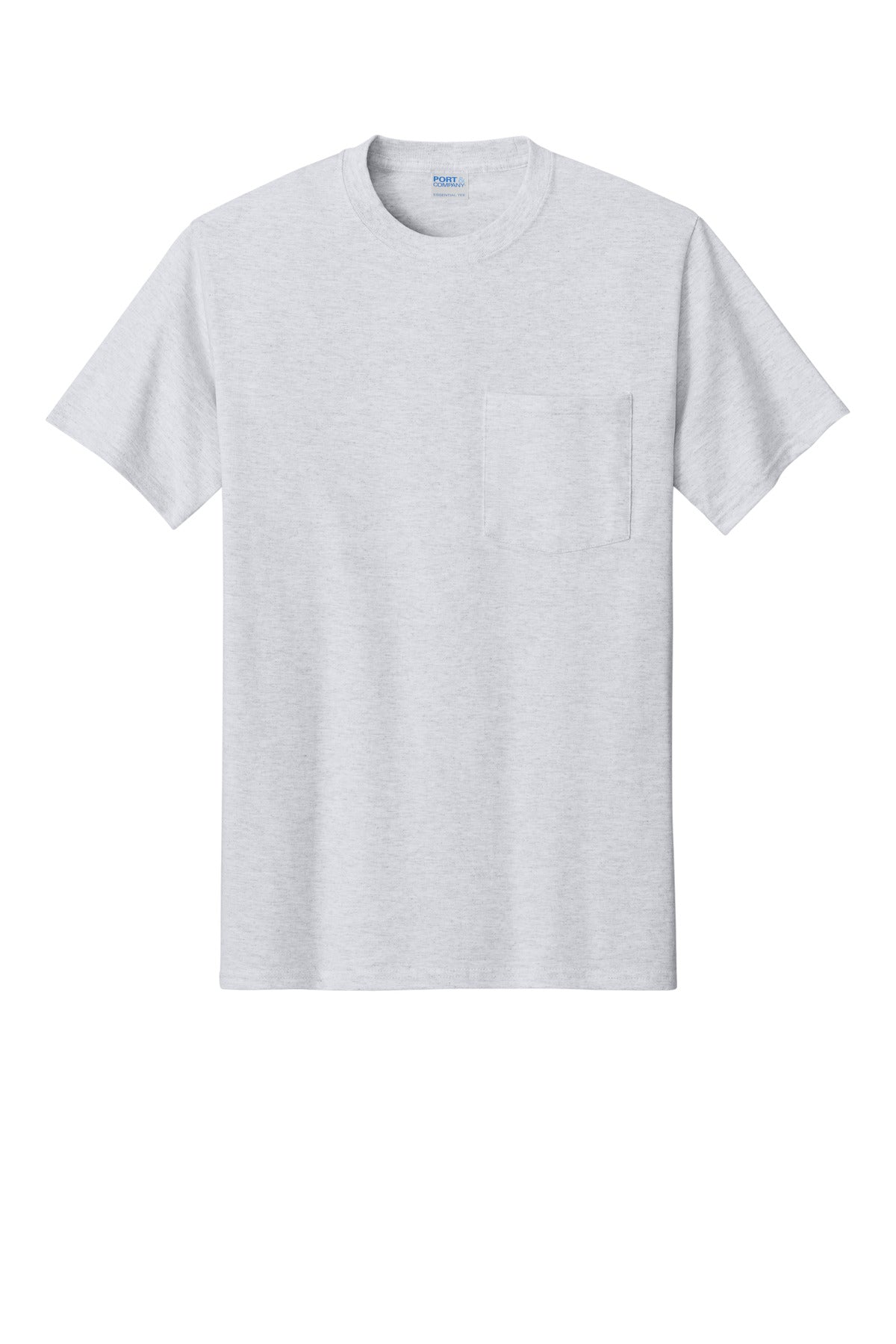 Port & Co Essential Pocket Tee - Ash