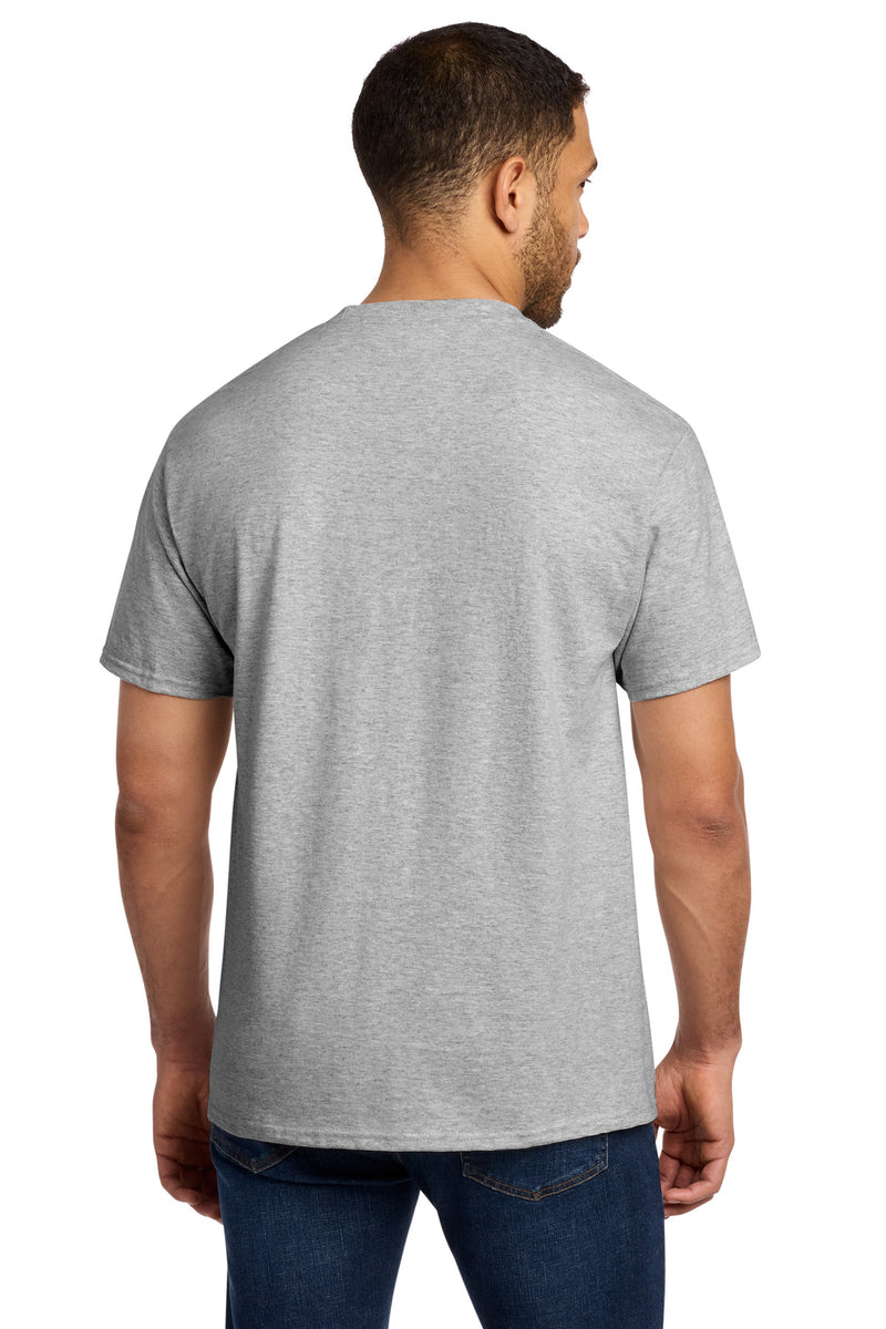 Port & Co Essential Pocket Tee - Ash