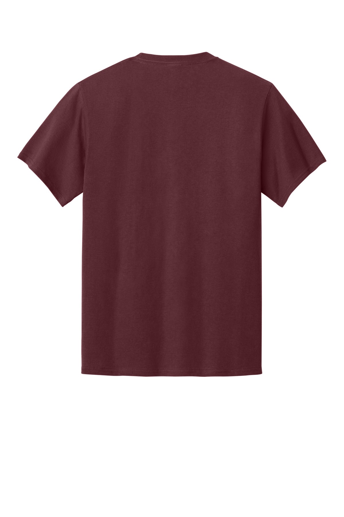 Port & Co Essential Pocket Tee - Athletic Maroon
