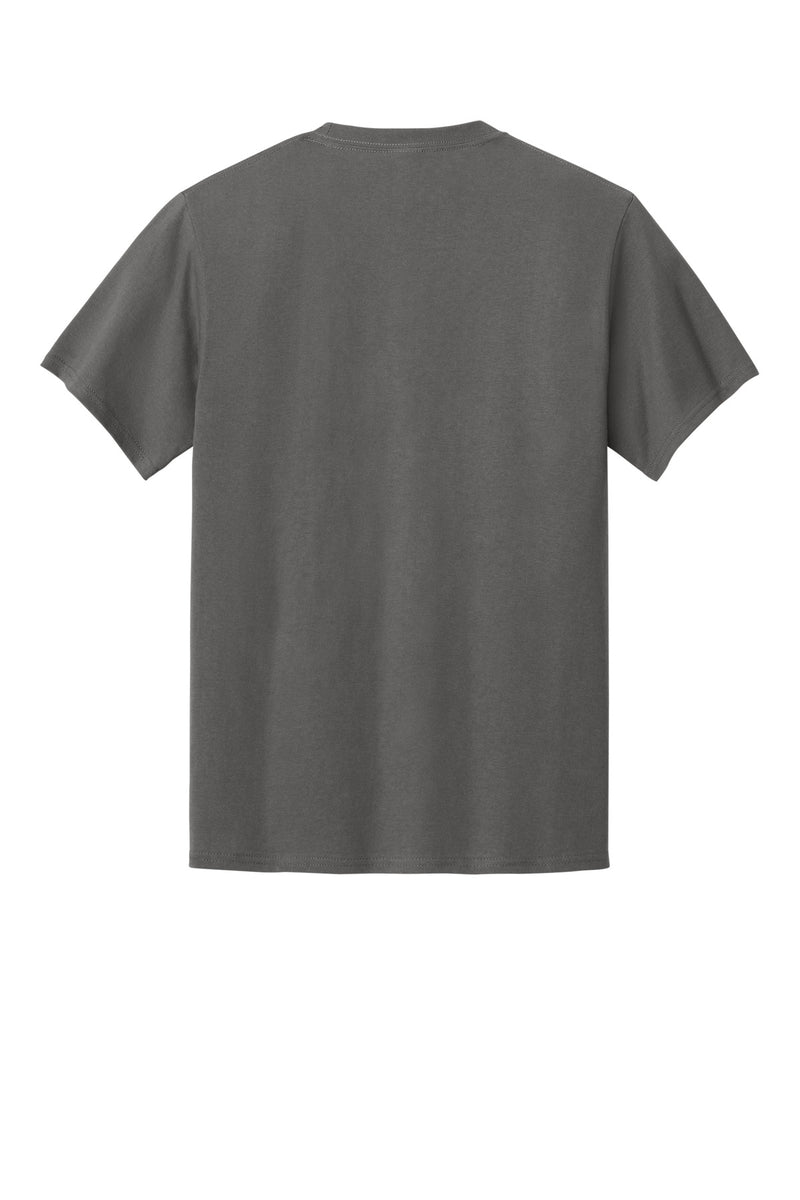 Port & Co Essential Pocket Tee - Charcoal