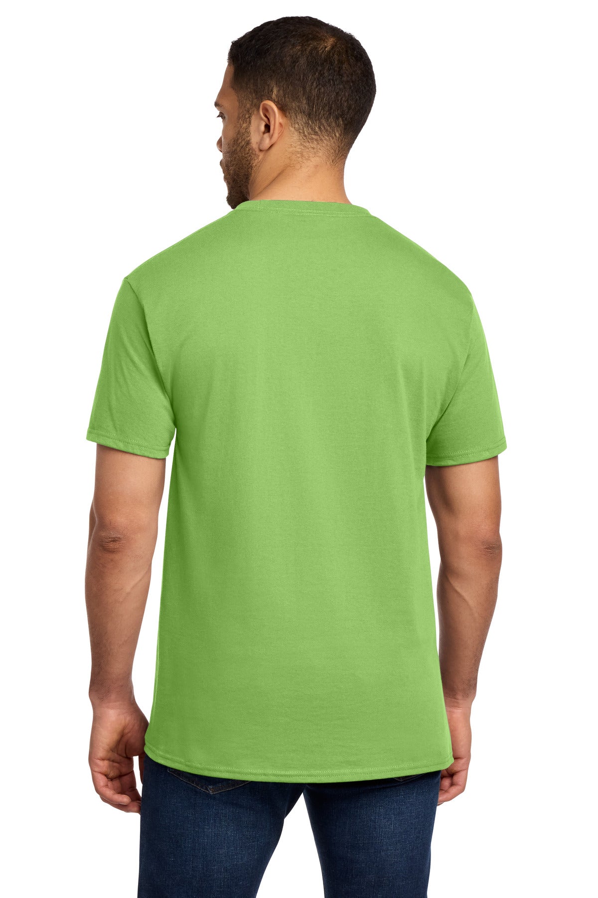 Port & Co Essential Pocket Tee - Lime