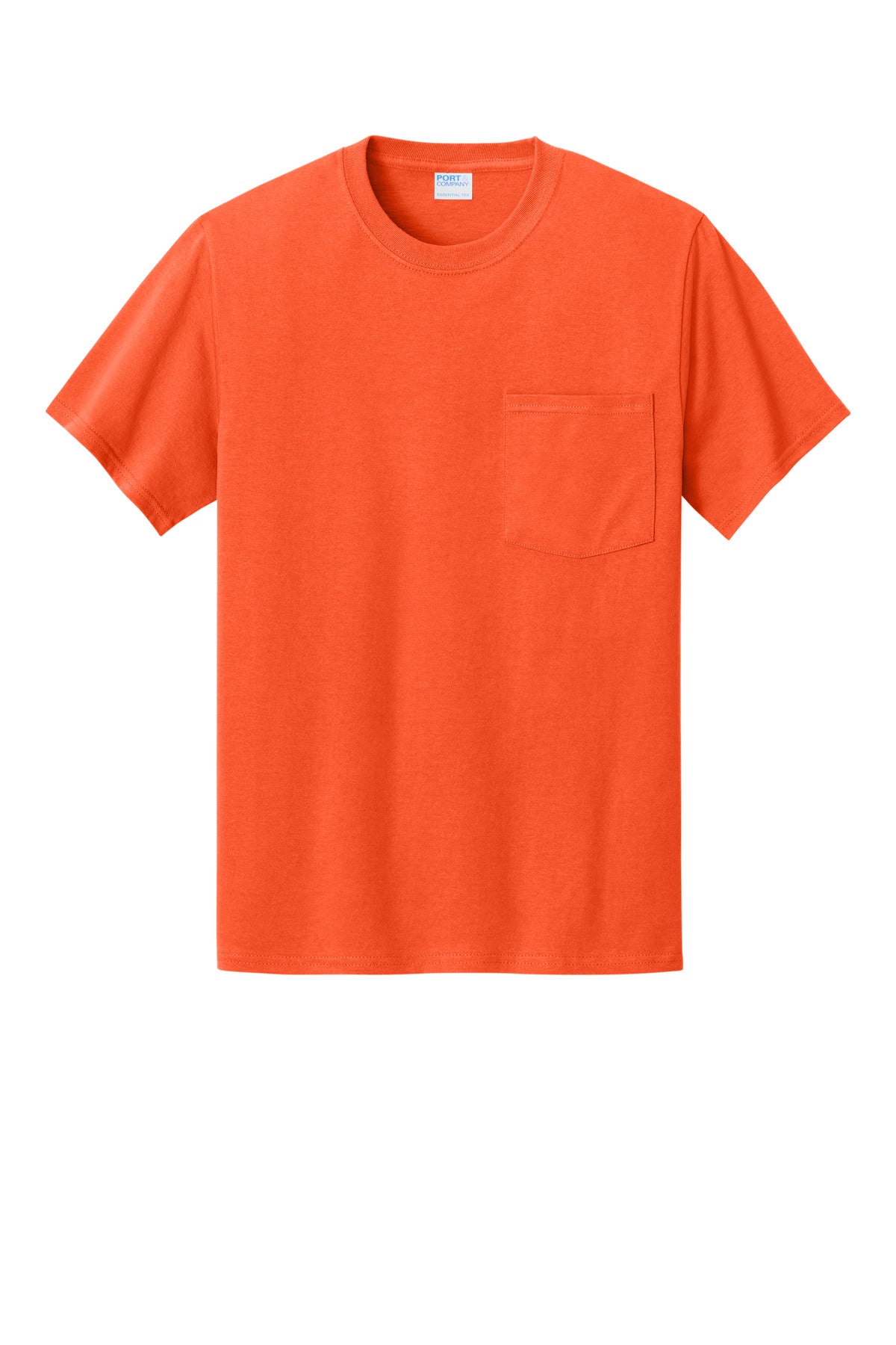 Port & Co Essential Pocket Tee - Orange