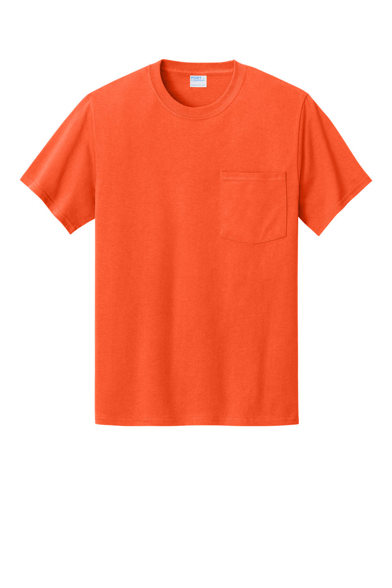 Port & Co Essential Pocket Tee - Orange